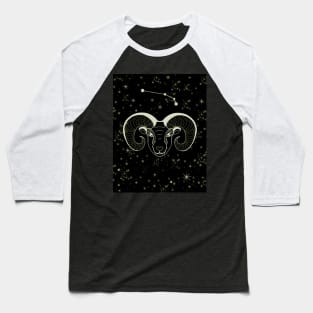 Aries Ram and aries constellation Baseball T-Shirt